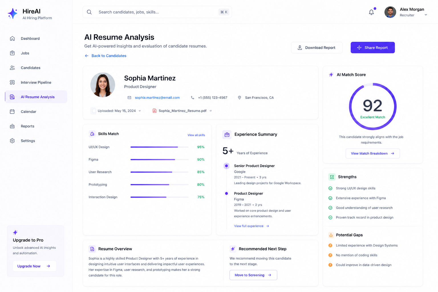AI Resume Analysis